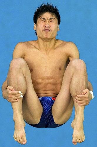 Винсент Лафорет (Vincent Laforet), США, для Newsweek.Прыжки в воду. Олимпийские Игры в Пекине, 23 августа 