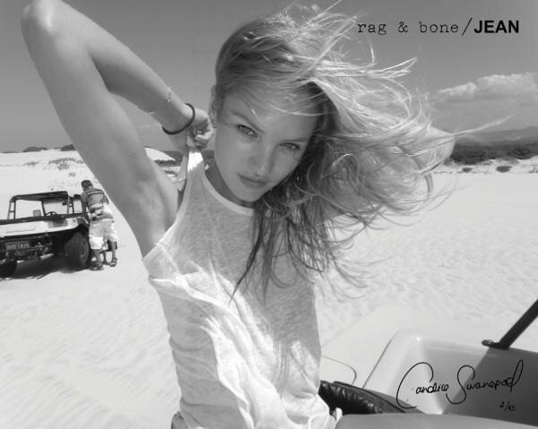 Обнаженная Кэндис Свейнпол (Candice Swanepoel) для Rag & Bone Jeans
