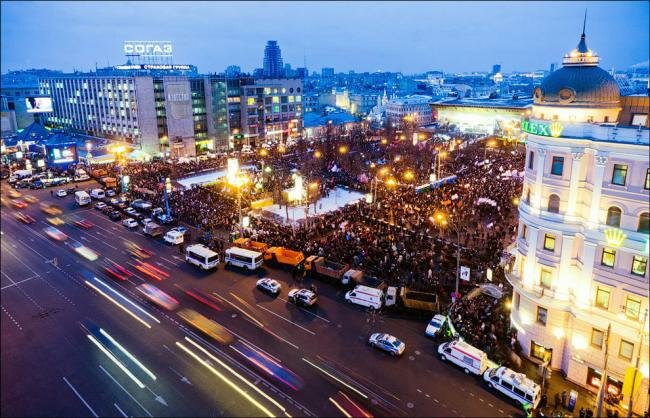  Москва. Митинг оппозиции на Пушкинской площади 