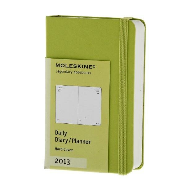 Ежедневник Moleskine `Classic` на 2013 год (мини, твёрдый, зелёный)