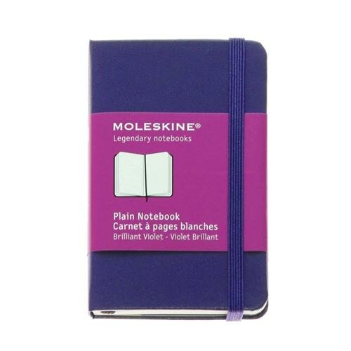 Записная книжка Moleskine `Classic` нелинованная (мини, твёрдая, фиолетовая)
