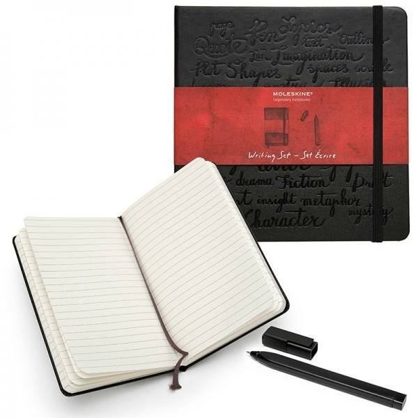 Подарочный набор Moleskine `Writing Set` (карманный, твёрдый, чёрный)