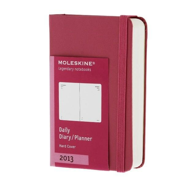 Ежедневник Moleskine `Classic` на 2013 год (мини, твёрдый, розовый)