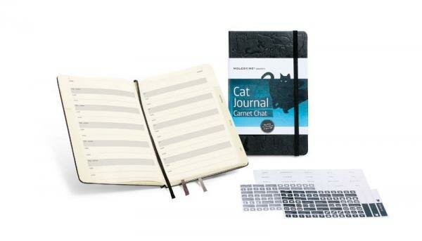 Записная книжка Moleskine `Passion` Cat Journal (большая, твёрдая, чёрная)