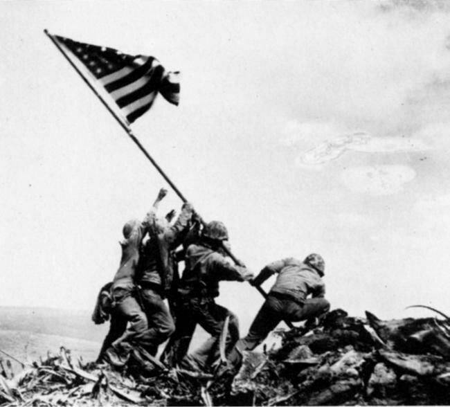  -Flag raising on Iwo Jima-