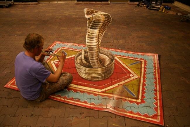  3D   Planet Streetpainting